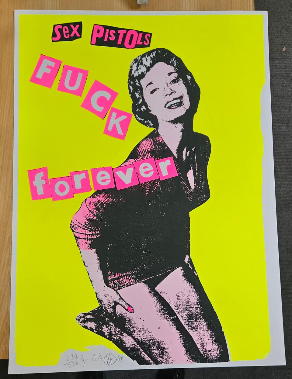 Jamie Reid, Fuck Forever (Green Edition).