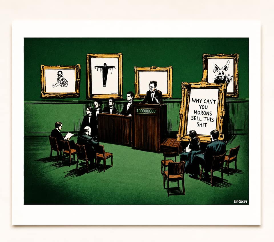 Tinkicker, Auction Green.