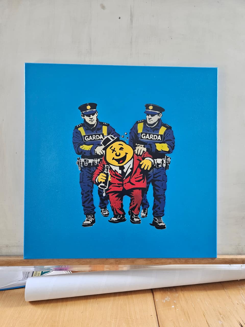 Tinkicker, Mr Tayto Blue Edition - Canvas.