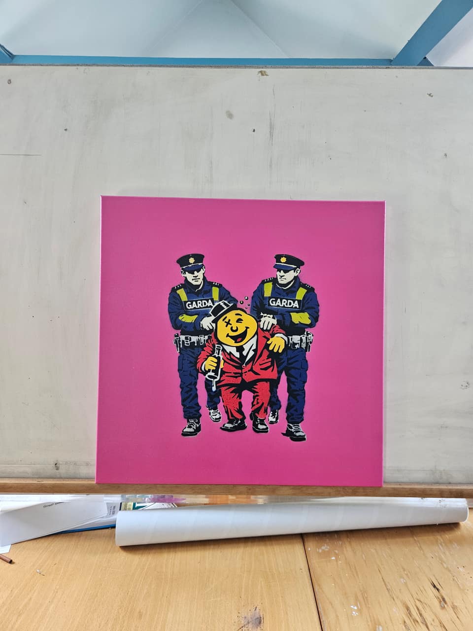 Tinkicker, Mr Tayto Pink Edition - Canvas.